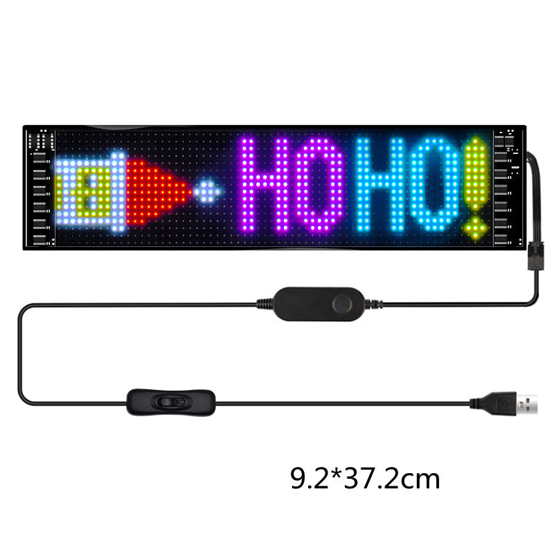 Programmable Car LED Sign LED Full-color Advertising Screen