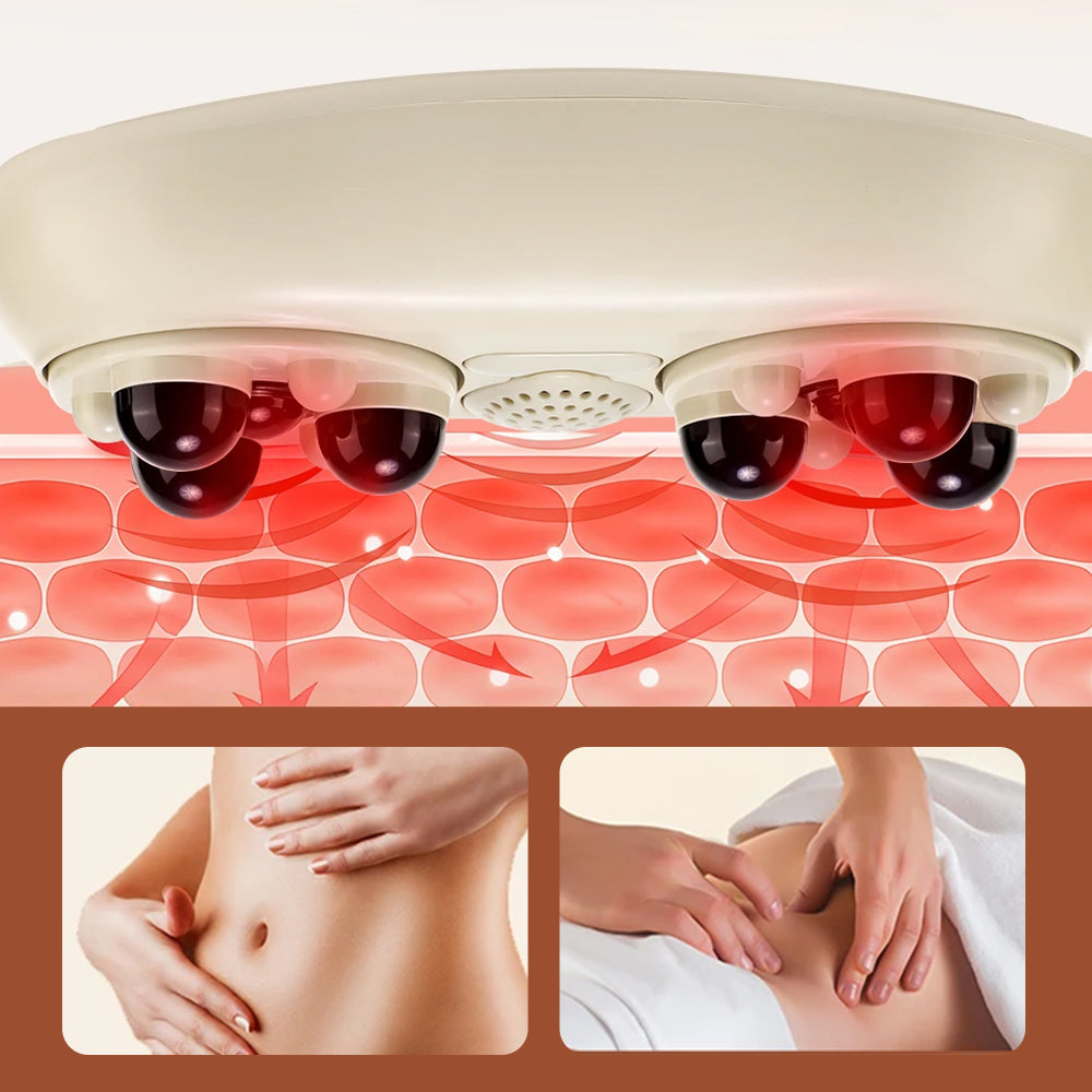 Smart Abdominal Massager With Heat Therapy 3D Kneading Beauty dealsniper-net