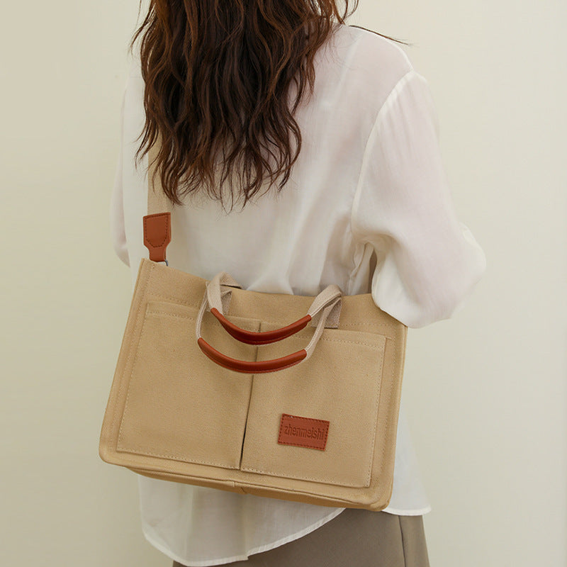 Casual Daily Canvas Tote Shoulder Bags Women Women DealSniper.net