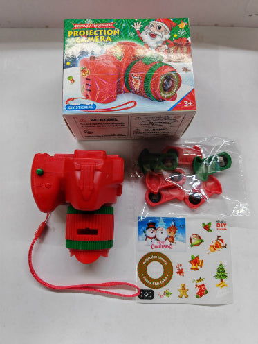 New Year Gift Christmas Gift Multifunctional Projector Kids dealsniper-net Christmas Camera 6 Film Red