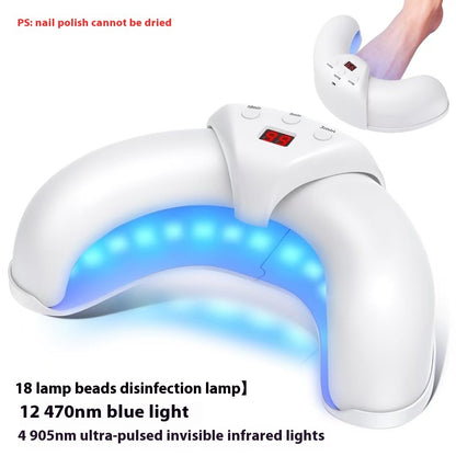 Crescent U Small Hot Lamp Phototherapy Machine Health DealSniper.net 18LEDfungusdisinfectionlampUSB