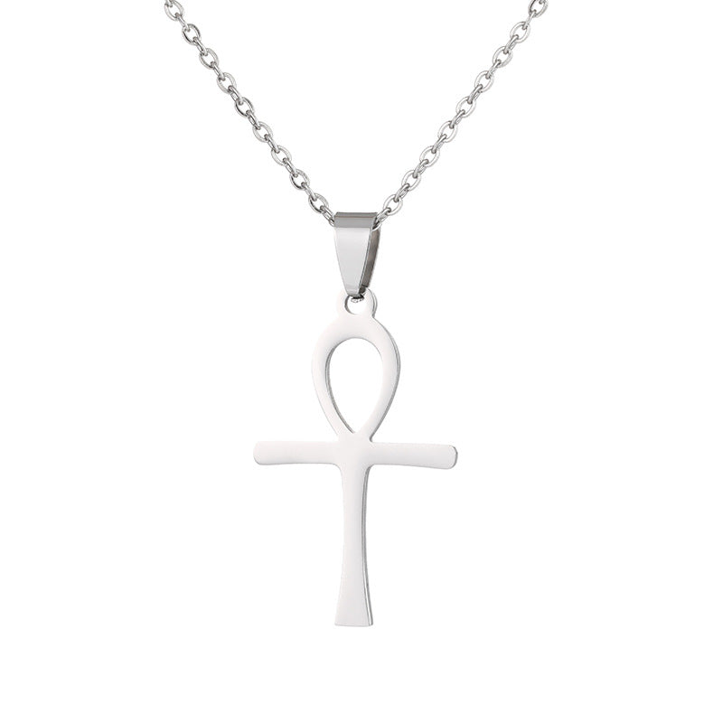 Stainless Steel Cross Necklace Jewelry Fashion Jewelry Gym From House