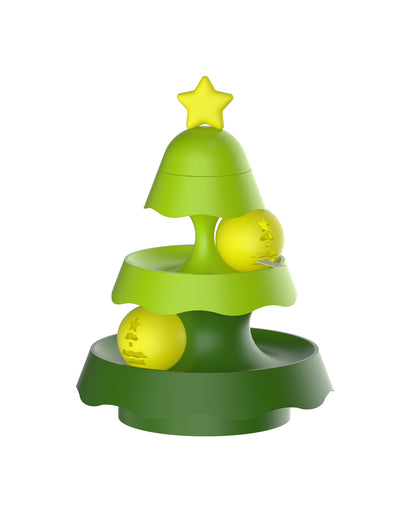 New Christmas Tree Mini Three-layer Track Pets dealsniper-net