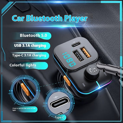 Car Bluetooth MP3 Player Charger Vehicle Gym From House