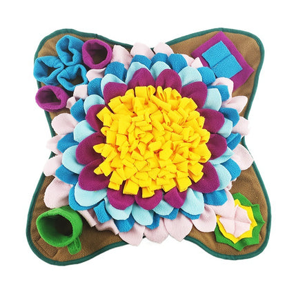 Pet Snuffle Mat For Dogs Interactive Feed Game Sunflower Pets Gym From House 50x50cm
