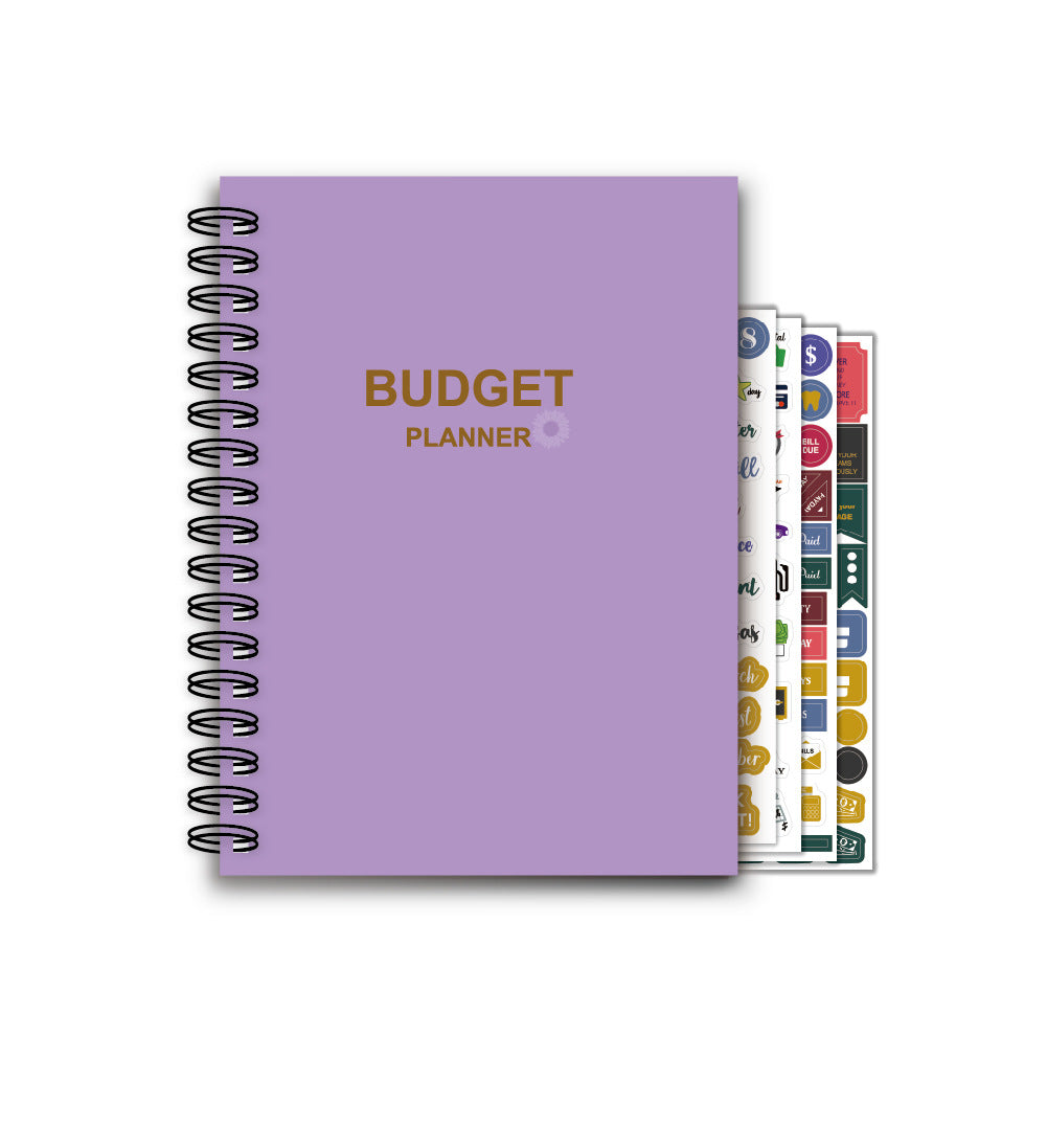 Coil Notebook Stickers Monthly Financial Planning Kids dealsniper-net
