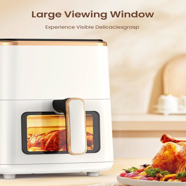 Air Fryer With Observation Window 7 Custom Presets