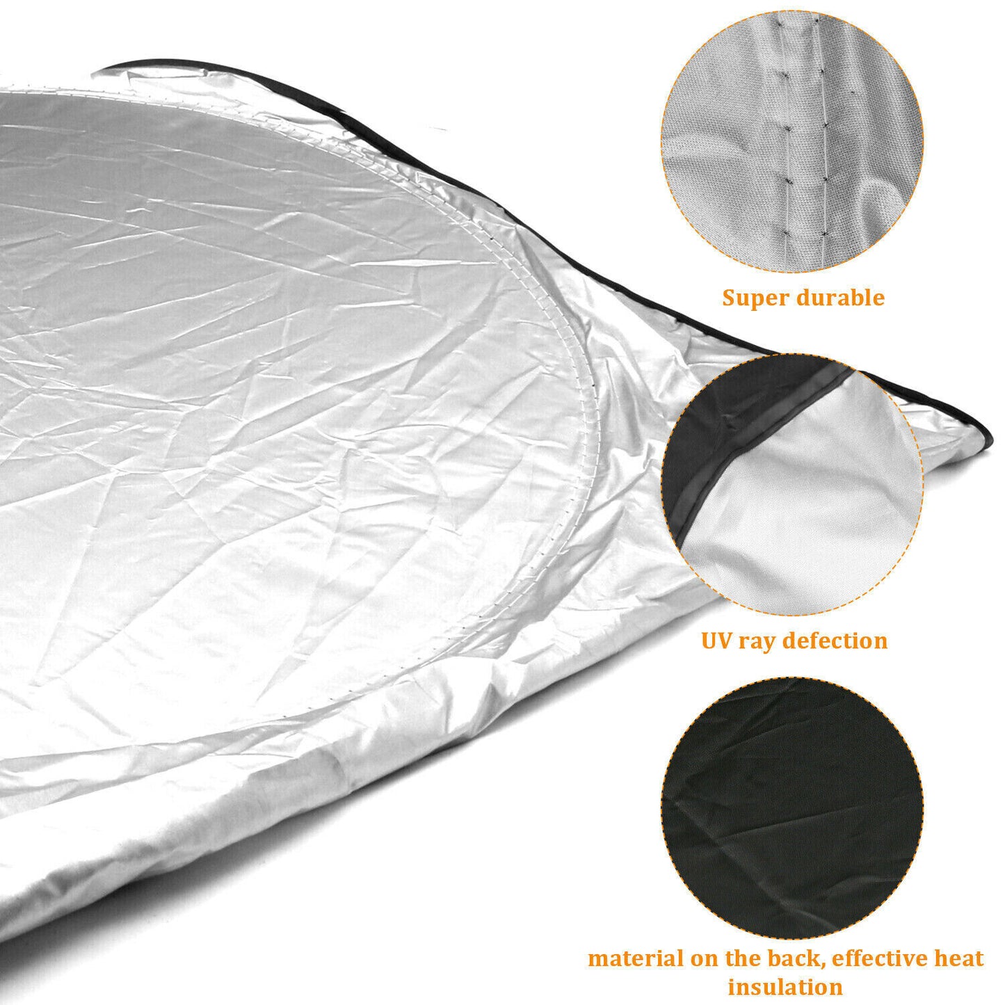 Foldable Car Front Rear Window Windshield Sun Shade Shield Cover Visor UV Block Vehicle dealsniper-net