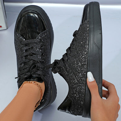 Glitter Sequin Design Flats Shoes Women Trendy Casual Women Gym From House