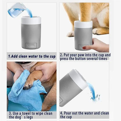Pet Foot Washing Cup Dog Out Cleaning And Grooming Paw Pets Gym From House