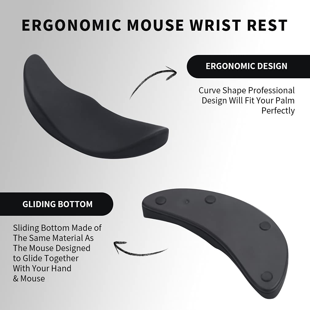 Ergonomic Mouse Wrist Rest Mouse Pads Silicon Gel Non-Slip Electronic dealsniper-net