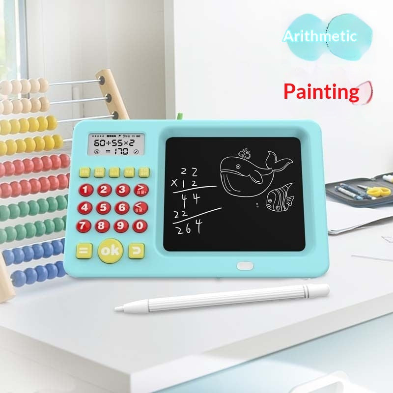 Mouth Calculator Math Addition Subtraction Multiplication Children Toys Kids Gym From House Blue