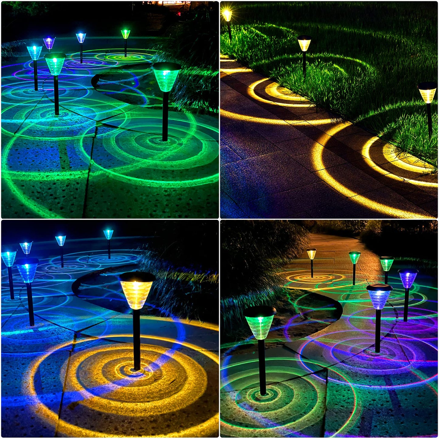 Solar Pathway Lights Led Home Outdoor Waterproof Plug-in Garden