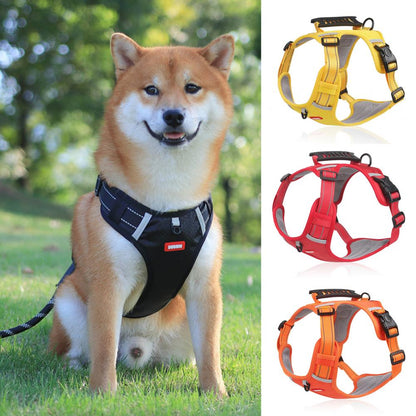 Nylon Dog Harness No Pull Breathable Reflective Pet Harness Pets Gym From House