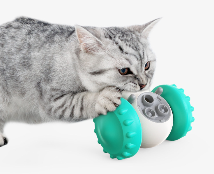 Cat And Dog Toys Slow Food Interactive Balance Car Multifunctional Pets dealsniper-net