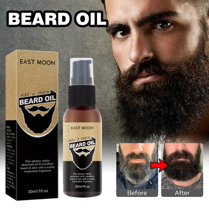 East Moon Beard Care Oil Men's Facial Sideburns Beard Styling