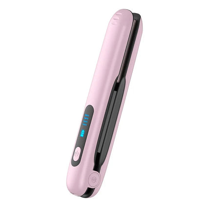 Wireless Hair Straightener Flat Iron Mini 2 IN 1 Roller Beauty dealsniper-net