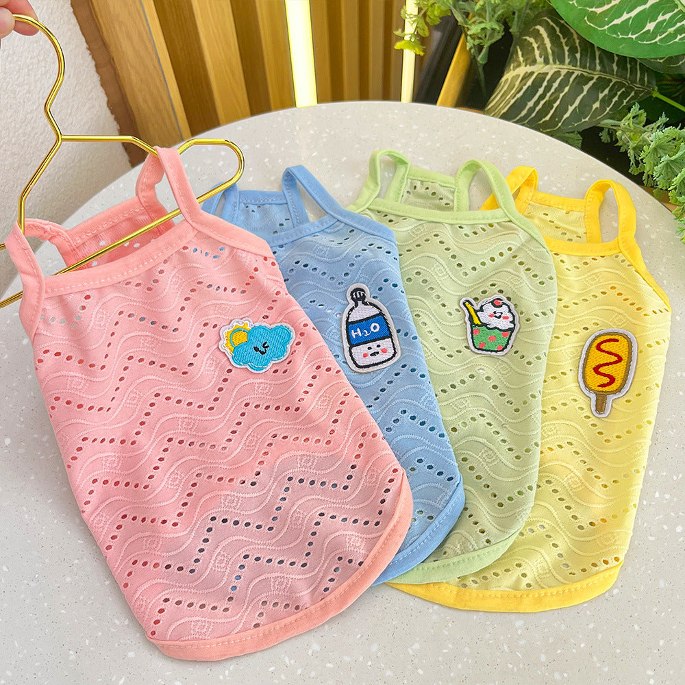 Dog Clothes Simple Camisole Thin Breathable Pet Clothes Pets dealsniper-net