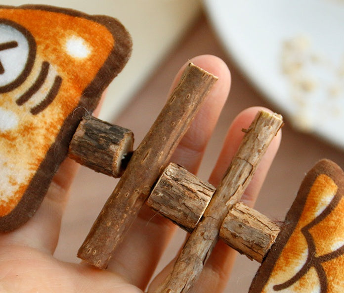Cat Fishbone Wood Simulation Molar Toy Pet Products Pets Gym From House