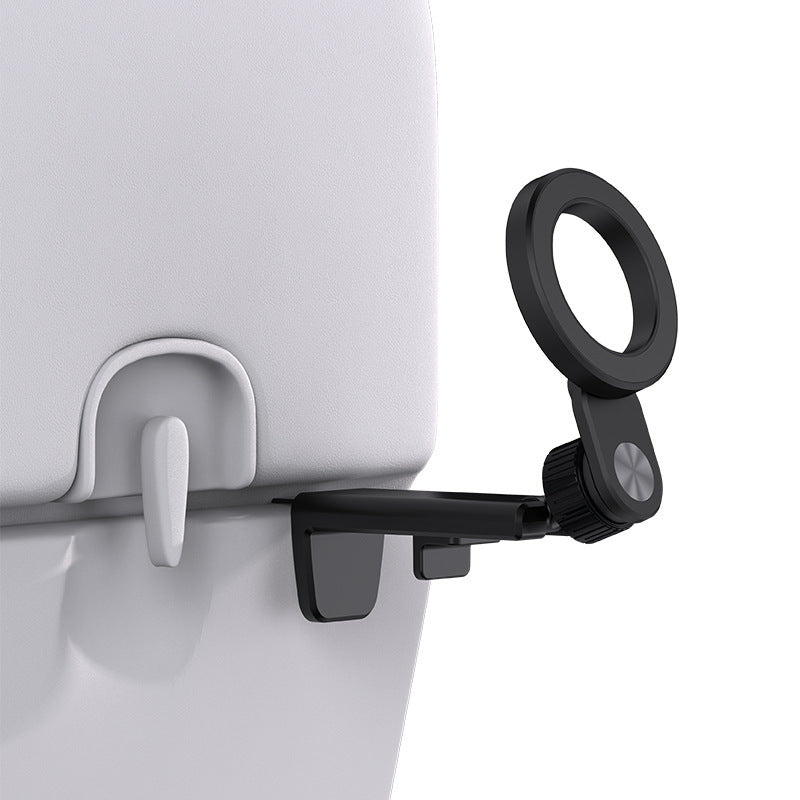 Portable Strong Magnetic Foldable Adjustable Mobile Phone Holder Vehicle DealSniper.net Black