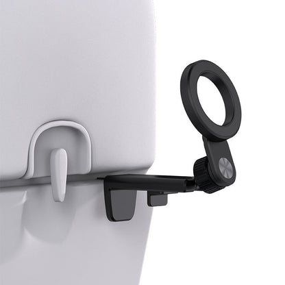 Portable Strong Magnetic Foldable Adjustable Mobile Phone Holder Vehicle DealSniper.net Black