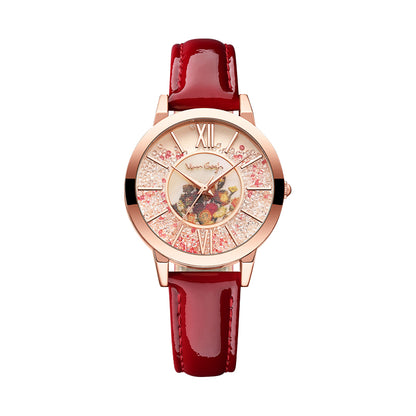 Van Gogh Women's Artistic Quartz Watch Leather Strap Jewelry DealSniper.net Oleander FLS1816