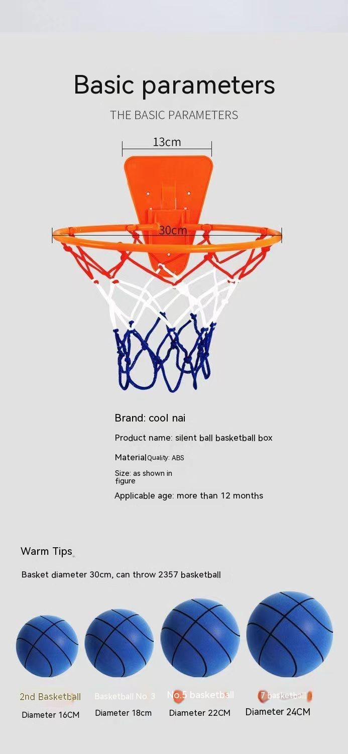 Silent High Density Foam Sports Ball Indoor Mute Basketball Sports DealSniper.net