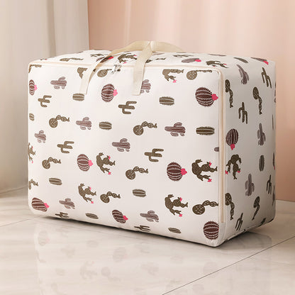 Print Travel Duffel Bag For Women Sort Out Quilt Blanket Home Bag Travel dealsniper-net Cactus 50x35x20cm