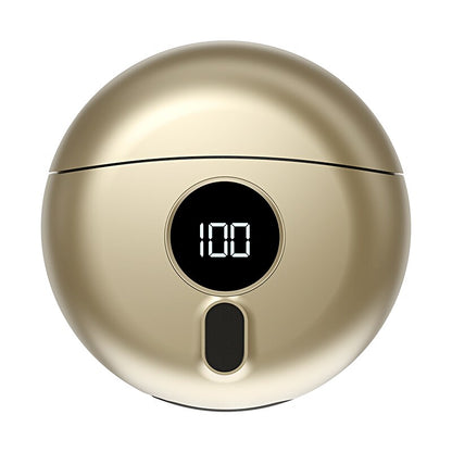 Mini Electric Razor Travel Men's Shaver LED Power Display Beauty dealsniper-net Gold