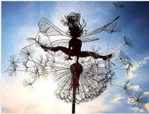 Flower Fairy Elves Dance With Dandelions Garden dealsniper-net Do the splits Big flower ball