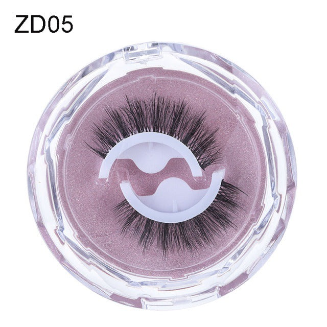 Self-adhesive Reusable Glue-free Eye Lashes With Natural Curl Women dealsniper-net ZD05