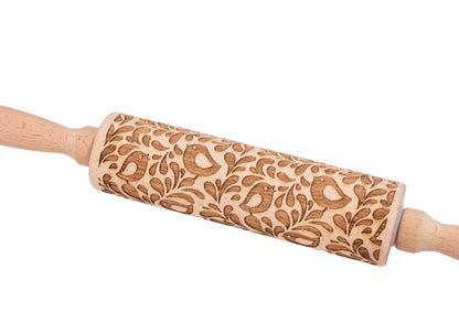 Rolling Pin Christmas Embossing Kitchen dealsniper-net 3style 43cm