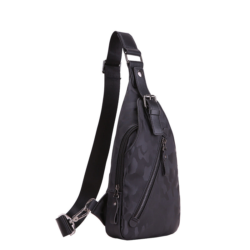 Camouflage waterproof Mens single shoulder bag Korean male Bag Satchel tide back chest chest pack wrapping motion explosion Men DealSniper.net