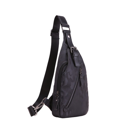 Camouflage waterproof Mens single shoulder bag Korean male Bag Satchel tide back chest chest pack wrapping motion explosion Men DealSniper.net
