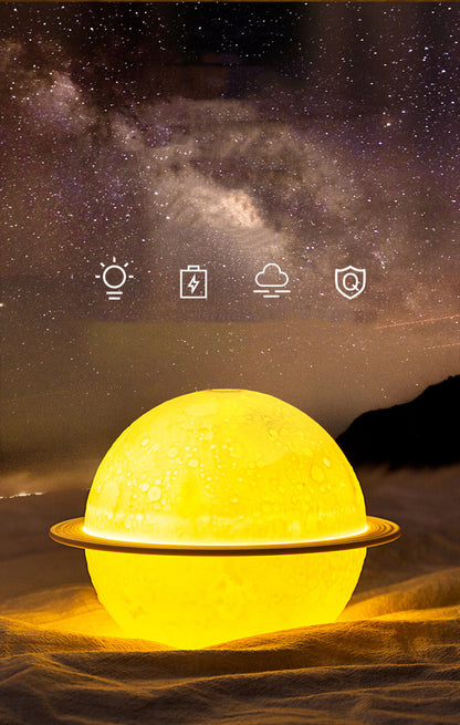 Rechargeable Bedroom Desktop Planet Light Air Purifier Home Decor DealSniper.net