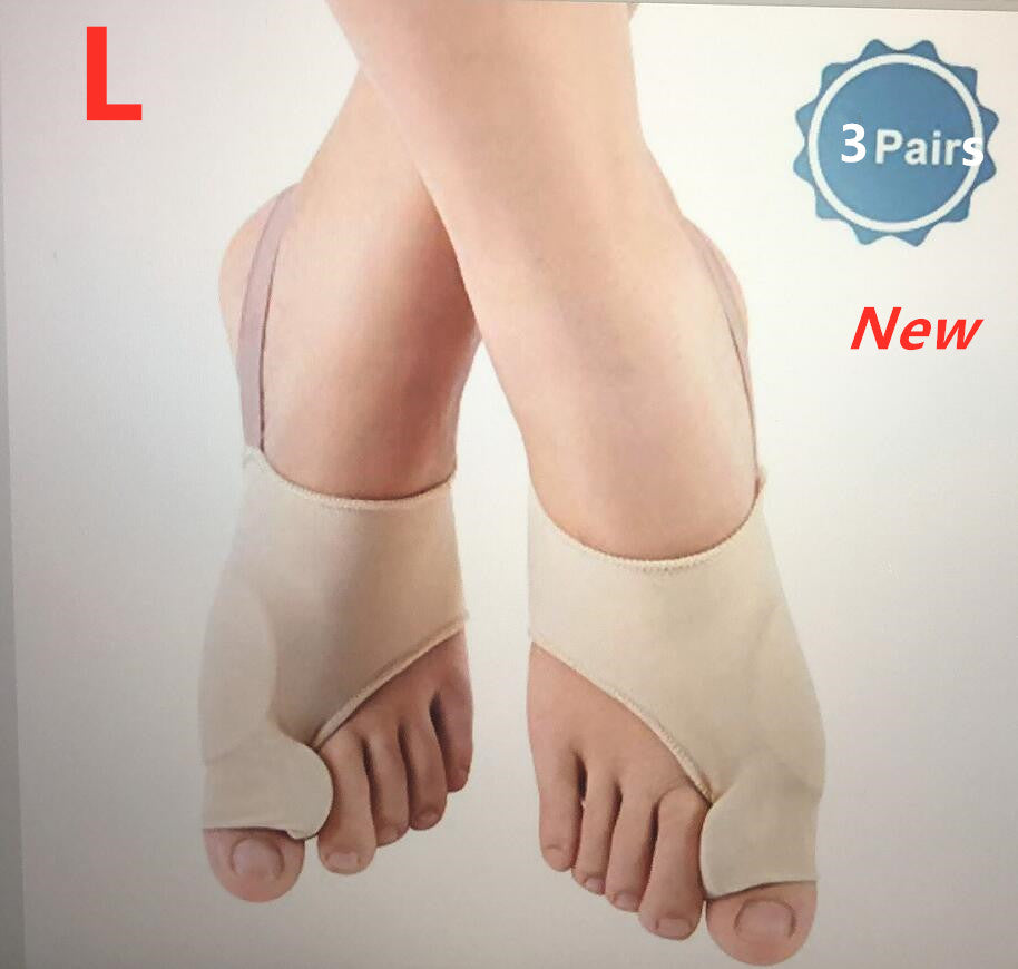 Corrective Socks Toe Valgus Toe Separator Superior Bunion Pain Relief Health DealSniper.net NewL x3pairs