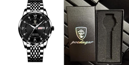 New Men's Watch Waterproof Luminous Calendar Jewelry Gym From House 7Style with box