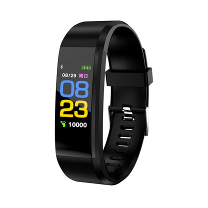 115plus smart bracelet Jewelry dealsniper-net Black