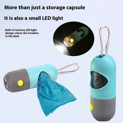 Led Light Pet Waste Bag Dispenser For Dogs