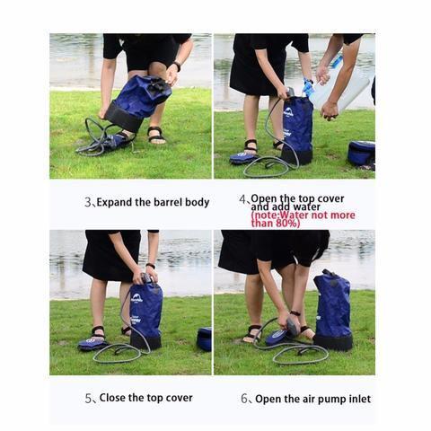 Outdoor Shower Bag Camping Folding Shower Outdoor dealsniper-net