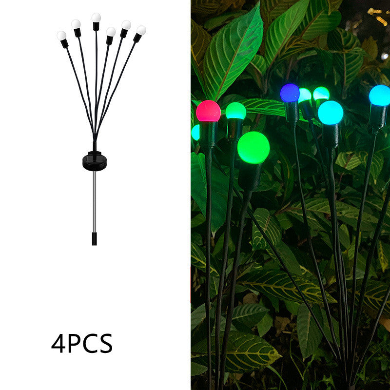 Simulation Firefly Solar Light Outdoor Garden Decoration Lawn Garden dealsniper-net 6solar IPL 4PCS