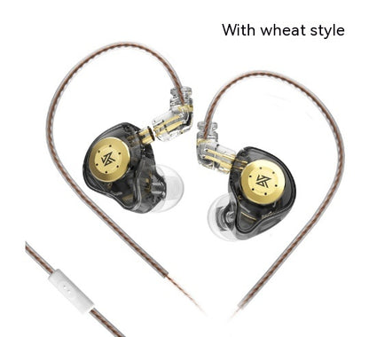 New KZ EDX Pro Earphones Bass Earbuds In Ear Monitor Headphones Gadgets dealsniper-net Black With wheat