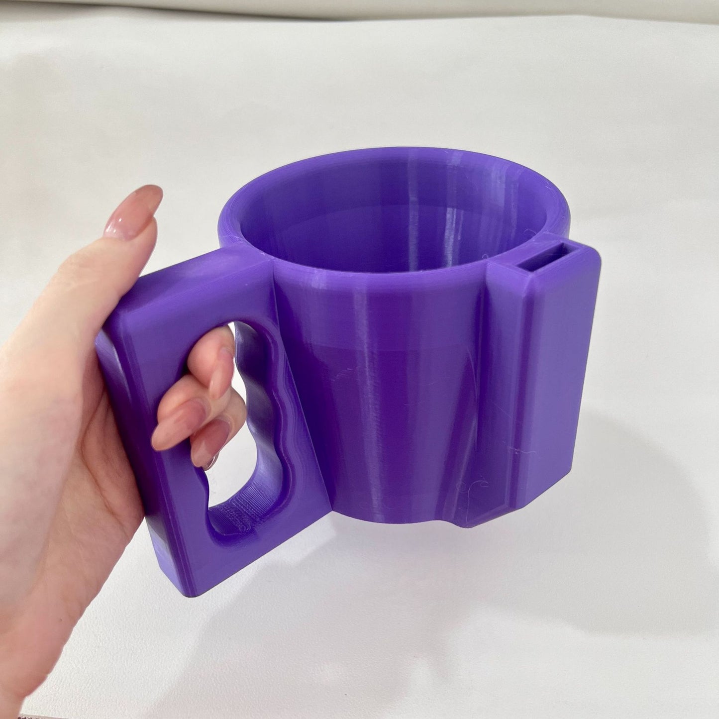 Ice Cream Cup Holder Antifreeze Hand Kitchen DealSniper.net Ice Cream Cup Holder Purple Monochrome