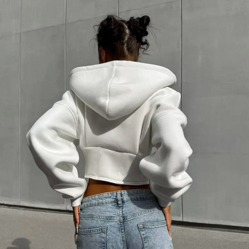 Zipper Hoodie Cardigan Y2K Ins Fashion Street Long Sleeve Women DealSniper.net