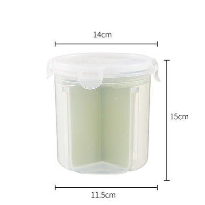 Kitchen Rotating Sealed Tank Moisture-proof Millet Bucket Kitchen dealsniper-net Small Green