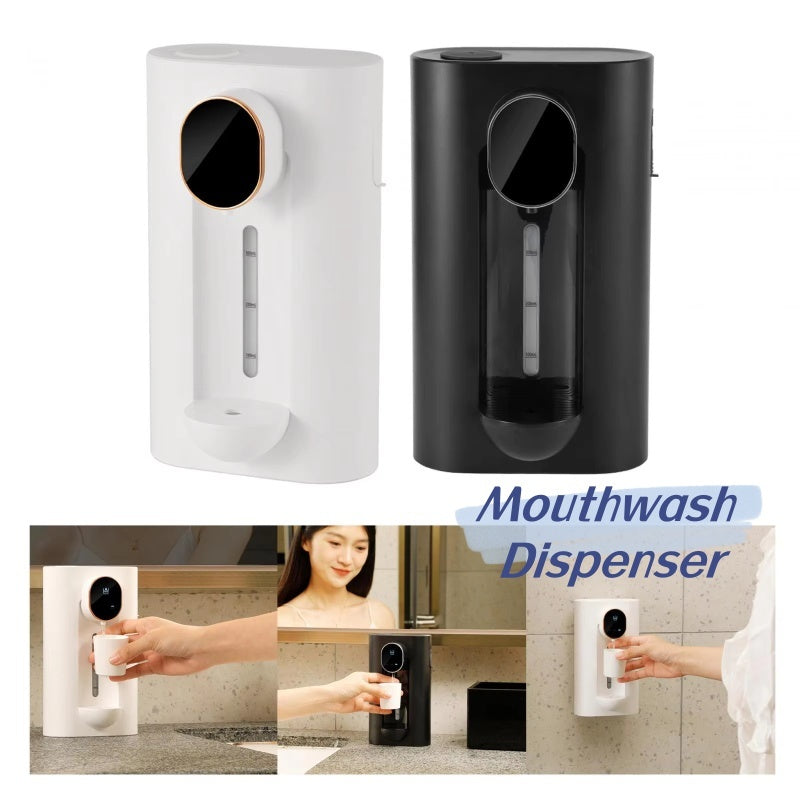 Automatic Mouthwash Dispenser Punch Free Easy To Fill House DealSniper.net