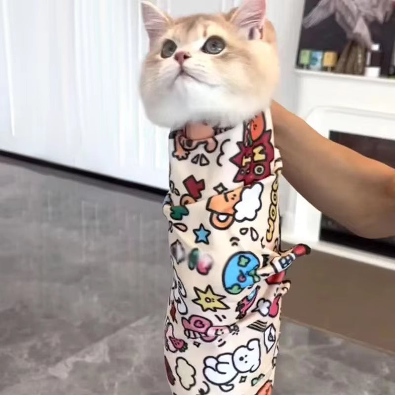 Multi-function Pet Wrap Cloth Camera Cover Protective Pets Gym From House