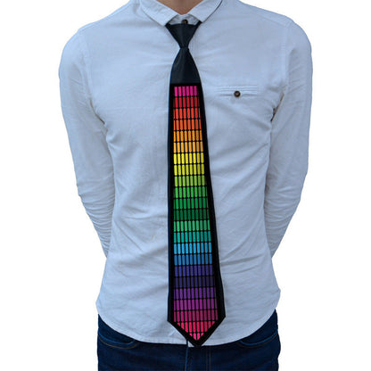 Christmas Ball Party Performance Glowing Necktie Holidays DealSniper.net FG TA 04