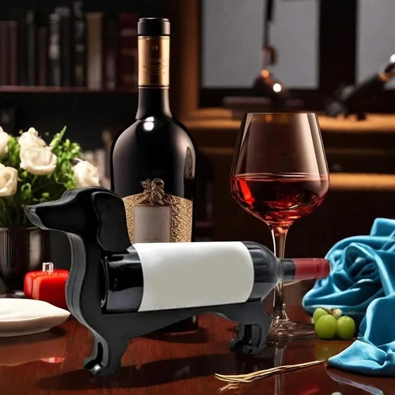 Dachshund Wine Bottle Holder Wine Cabinet Dachshund Kitchen DealSniper.net