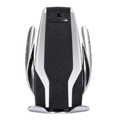 S5 Car Wireless Charging Mobile Phone Bracket Vehicle DealSniper.net Silver up